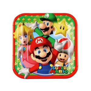 Super Mario kleine Teller (8 Stück)