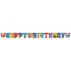 Girlande Super Mario Happy Birthday