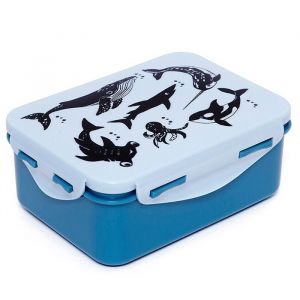 Lunchbox Sea Animals denim Petit Monkey