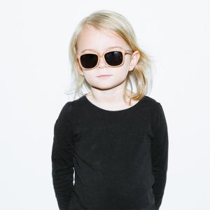 Wayfarer Golds Sonnenbrille für Kinder aus Holz (3-6 Jahre) Hipsterkid