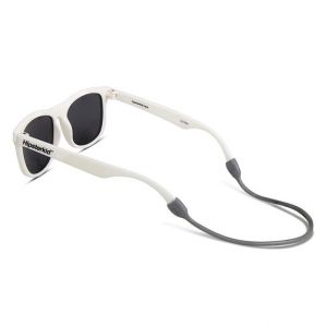 Baby Sonnenbrille Wayfarer weiß (0-2y) Hipsterkid
