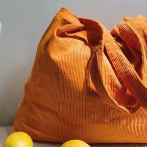 Studio Noos Mom Bag Rippe leuchtend orange