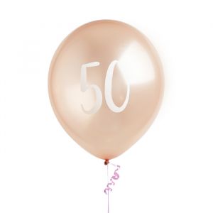 Ballon Roségoud 50 (5st) Hootyballoo