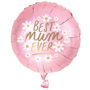 Folienballon Best Mum Ever 50cm Hootyballoo