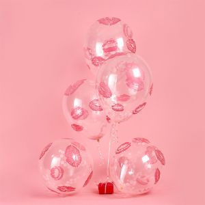 Ballonnen Lips Happy Valentine (5st) Hootyballoo