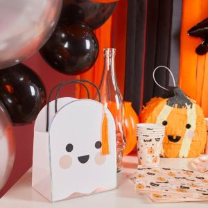 Happy Halloween Ghost Handtaschen (5 Stück) Hootyballoo