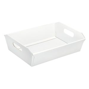 Leckerli-Schale aus Karton weiß