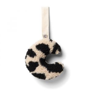 Speendoekje maan teddy leopard black & white Dappermaentje