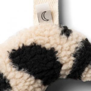Teatowel moon teddy leopard black & white Dappermaentje