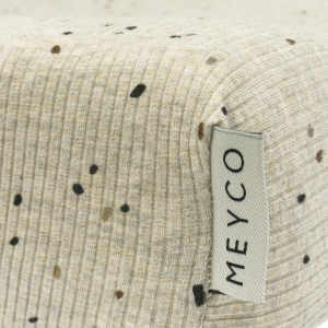Meyco Wickelauflagebezug Rippe mini spot sand 50x70cm