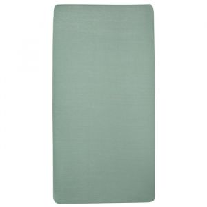 Spannbetttuch für tragbares Bett Jersey steingrün 70x140cm Meyco