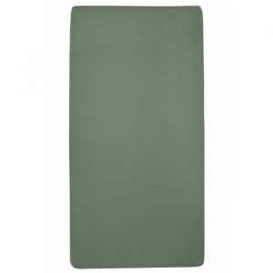 Spannbetttuch für Kinderbett Jersey waldgrün (60x120cm) Meyco