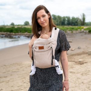 ByKay Babytrage Click Carrier Classic PRO rib almond sand
