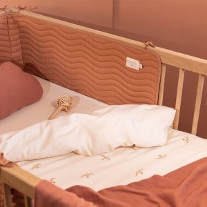Bett-Stoßstange Kinderbett Alexandria siennabraun Nobodinoz