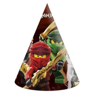 Partyhüte Lego Ninjago (6 Stück)