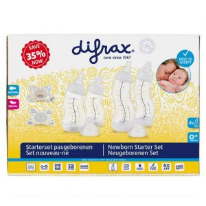 Difrax Neugeborenen-Starterkit weiß