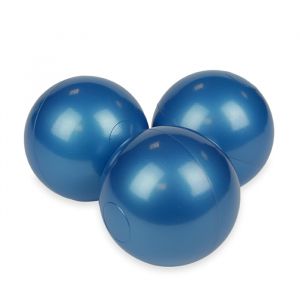 Ballenset ballenbak metallic blue (50st) Moje