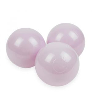 Kugelset mit pinkfarbener Perlenkugel für Babys (50 Stück) Moje