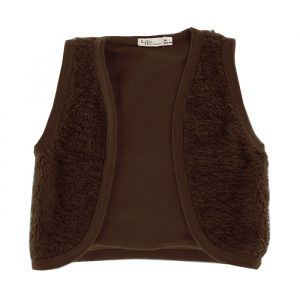 Gilet Brown Cotton Fur (maat 56) Riffle Amsterdam