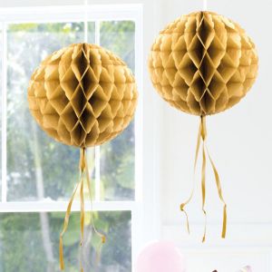 Honeycomb 30cm Goud