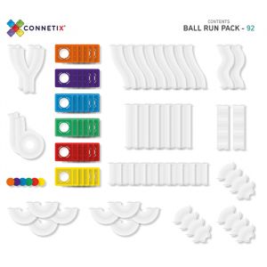 Connetix Tiles ball run pack (92pcs)