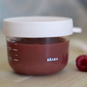Beaba Aufbewahrungsdose aus Glas, altrosa, 150 ml