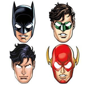 Gerechtigkeitsliga-Masken (8 Stück)