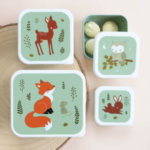 A Little Lovely Company Forest Friends Brotdose und Snackbox