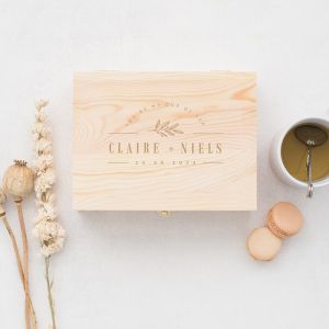 Personalisierte Teebox aus Holz You're My Cup of Tea