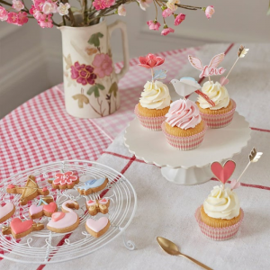 Meri Meri Cupcake-Set Valentinstag Herz