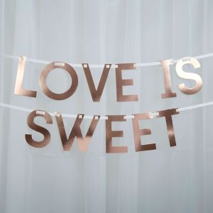Love is Sweet slinger roségoud Geo Blush